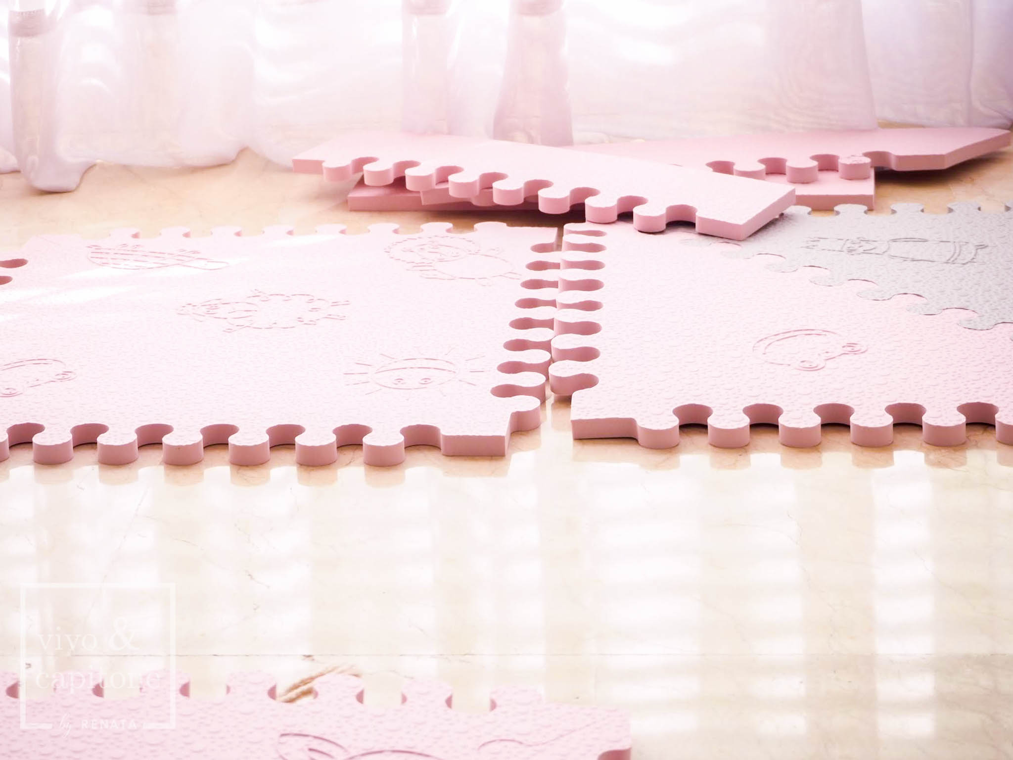 piezas de la alfombra para bebes